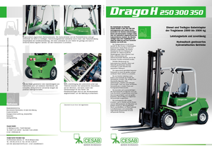 Stivuitoare frontale diesel Cesab Drago 350 H