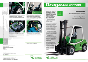 Stivuitoare frontale diesel Cesab Drago 400