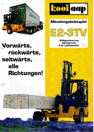 Stivuitoare montate pe camion Diesel Kooi-Aap E 2-3TV