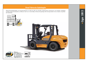 Stivuitoare frontale diesel OMG Ergos 100 D