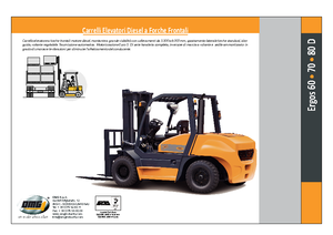 Stivuitoare frontale diesel OMG Ergos 70 D