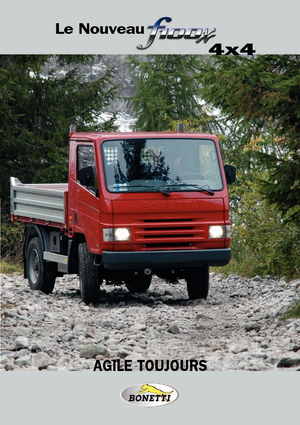 Vehicule municipale multifuncționale diesel Bonetti F 100 X