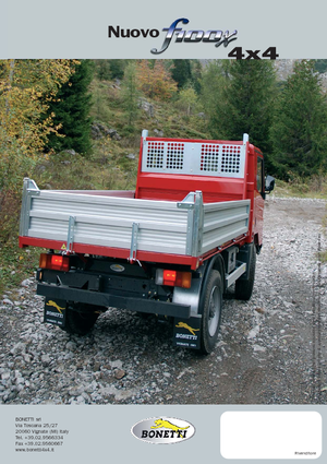 Vehicule municipale multifuncționale diesel Bonetti F 100 X