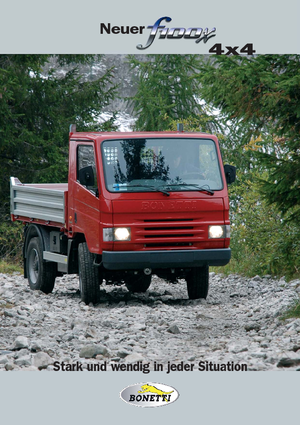 Vehicule municipale multifuncționale diesel Bonetti F 100 X