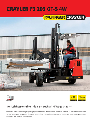 Stivuitoare montate pe camion Diesel Palfinger F3 203 GT-S 4W