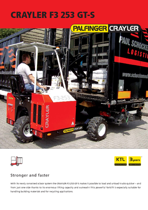 Stivuitoare montate pe camion Diesel Palfinger F3 253 GT-S