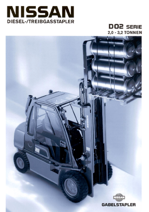 Stivuitoare frontale diesel Nissan FD 02 A 25 Q