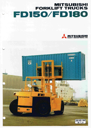 Stivuitoare frontale diesel Mitsubishi FD 150