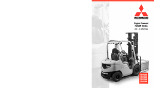 Stivuitoare frontale diesel Mitsubishi FD25N