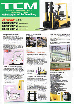 Stivuitoare frontale diesel TCM FD 25 Z 3 T