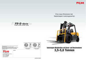 Stivuitoare frontale diesel TCM FD 35 T 2