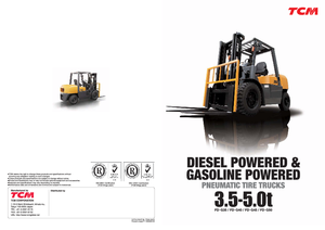 Stivuitoare frontale diesel TCM FD 35 T 2