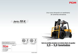 Stivuitoare frontale diesel TCM FD 35 T 2