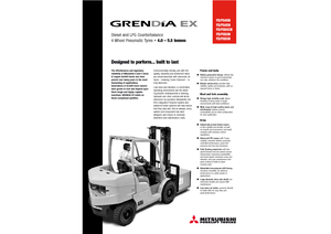 Stivuitoare frontale diesel Mitsubishi FD 40 N