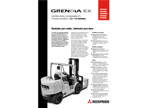 Stivuitoare frontale diesel Mitsubishi FD 40 N