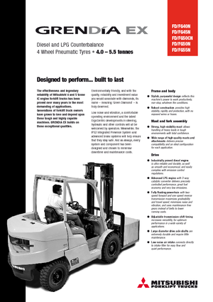 Stivuitoare frontale diesel Mitsubishi FD 50 CN