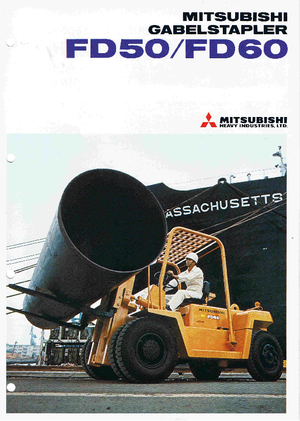 Stivuitoare frontale diesel Mitsubishi FD 50 CT