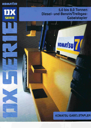 Stivuitoare frontale diesel Komatsu FD 80-6