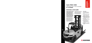 Stivuitoare frontale diesel Mitsubishi FD100N