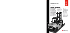 Stivuitoare frontale diesel Mitsubishi FD100N