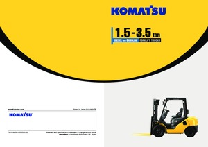 Stivuitoare frontale diesel Komatsu FD 30 T 14