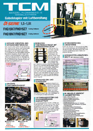 Stivuitoare frontale diesel TCM FHD 15 Z 7