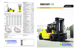 Stivuitoare frontale diesel Hyundai 180D-9