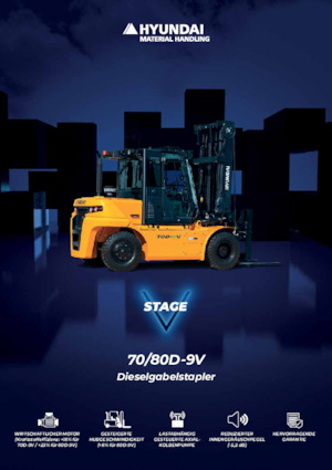 Stivuitoare frontale diesel Hyundai 70D-9V