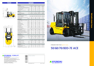 Stivuitoare frontale diesel Hyundai 80D-7E ACE