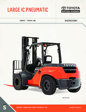 Stivuitoare frontale diesel Toyota 8FD80U