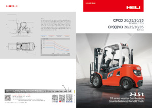 Stivuitoare frontale diesel Heli CPCD25