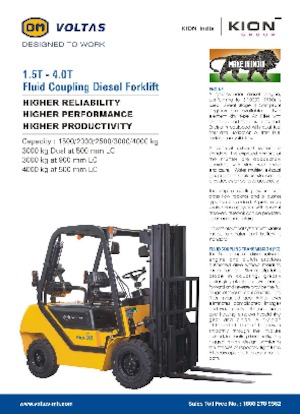 Stivuitoare frontale diesel OM DVX 15 FC