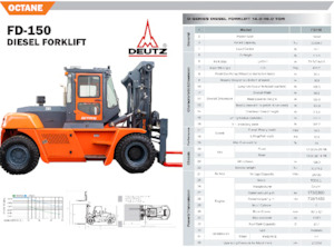 Stivuitoare frontale diesel OCTANE FD150