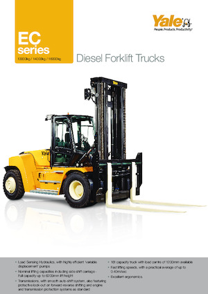 Stivuitoare frontale diesel Yale GDP 160EC12