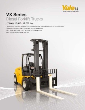 Stivuitoare frontale diesel Yale GP190VX