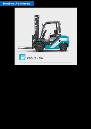 Stivuitoare frontale diesel Baoli KBD 25+