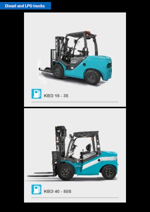 Stivuitoare frontale diesel Baoli KBD 25