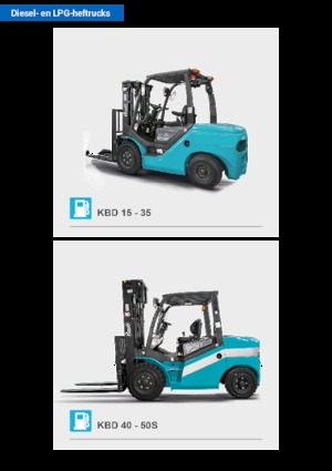 Stivuitoare frontale diesel Baoli KBD 25