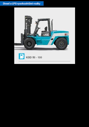 Stivuitoare frontale diesel Baoli KBD 100