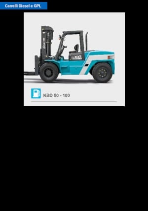 Stivuitoare frontale diesel Baoli KBD 100