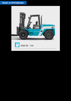 Stivuitoare frontale diesel Baoli KBD 100