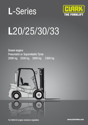 Stivuitoare frontale diesel Clark L20D
