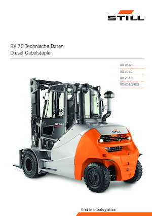 Stivuitoare frontale diesel Still RX 70-80