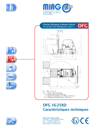 Stivuitoare Diesel rezistente la explozie Miag DFG 20 XD