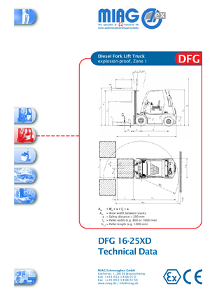 Stivuitoare Diesel rezistente la explozie Miag DFG 20 XD