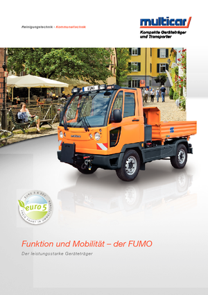 Vehicule municipale multifuncționale diesel Multicar FUMO Tipper  Absetzk.