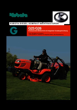 Vehicule municipale multifuncționale diesel Kubota G 26 LD