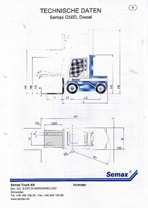 Telehandlere Semax G 50 L-D