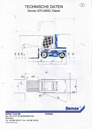 Telehandlere Semax G 70 L-D