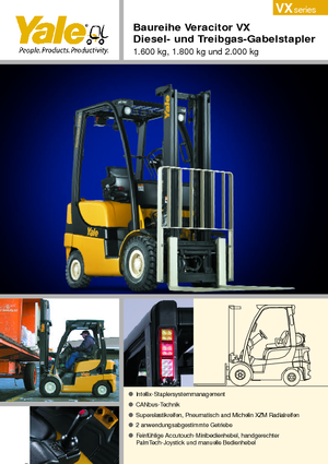Stivuitoare frontale diesel Yale GDP 16VX